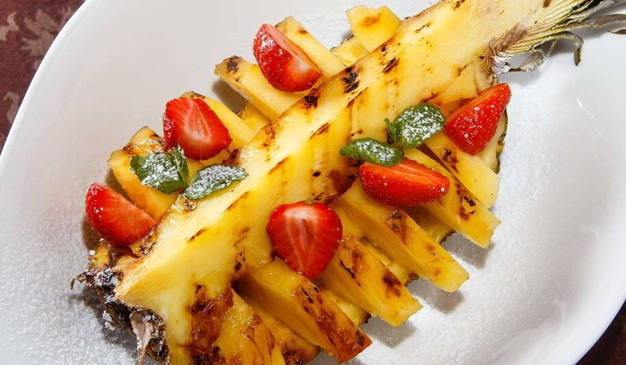 Рецепт ананаса на гриле