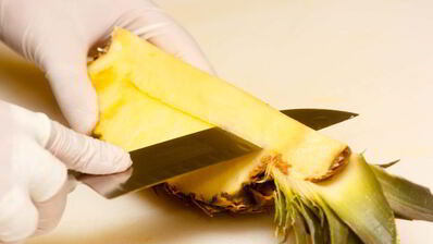 ананас на гриле