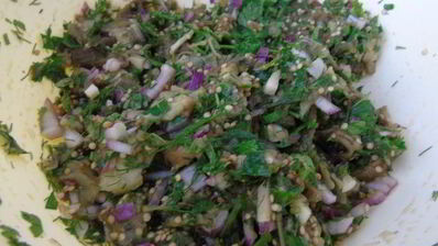 баклажановый крамбл