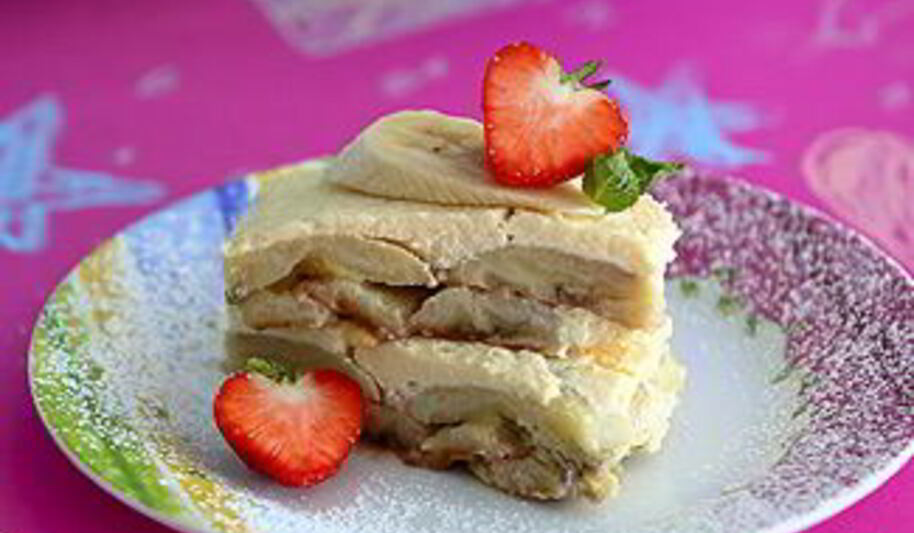 Рецепт бананов, запеченных с творогом в мультиварке