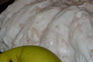 Баварский рисовый пудинг с карамелизироваными грушами