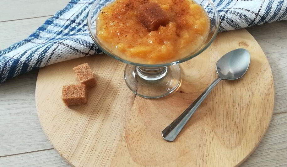 Рецепт десерта из авокадо, персика и банана