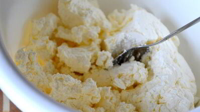 десерт из творога и слив