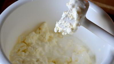 десерт из творога и слив