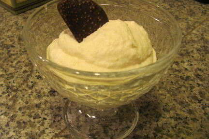 Десерт Самбука из печеных яблок