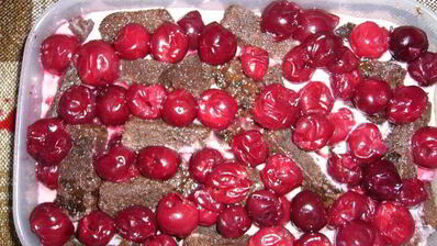 десерт вишневый шоко