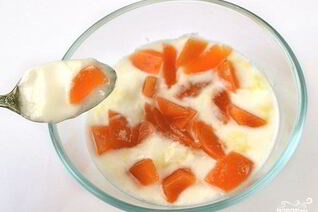 Йогурт с фруктами в мультиварке