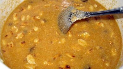 халава — пудинг из манной крупы