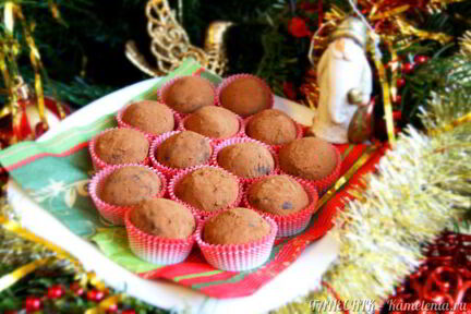 Финиково-шоколадные конфеты