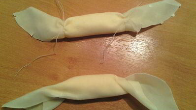 хрустяшки из теста брик мешочки, конфеты, сигары