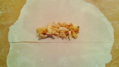 хрустяшки из теста брик мешочки, конфеты, сигары