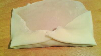 хрустяшки из теста брик мешочки, конфеты, сигары