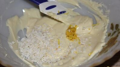 конфеты с лимонной цедрой и кокосовой стружкой