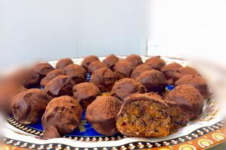 Конфеты с сухофруктами и орехами