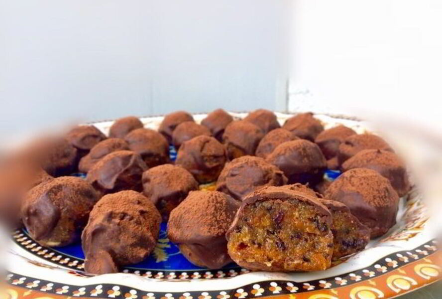 Конфеты с сухофруктами и орехами