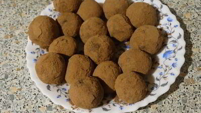 конфеты трюфель на сгущённом молоке