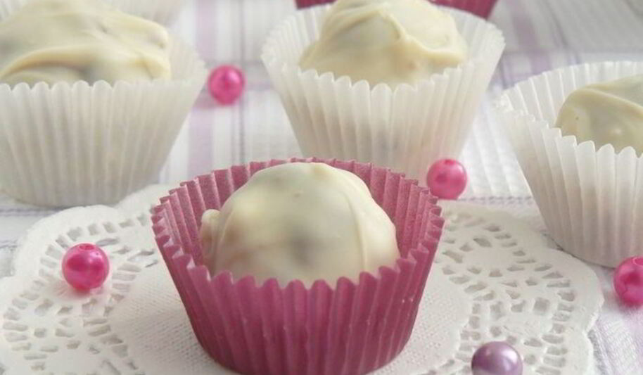 Рецепт конфет в белом шоколаде