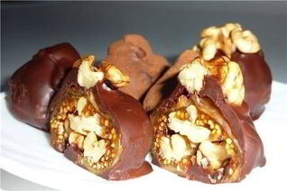 Полезные домашние конфеты с инжиром