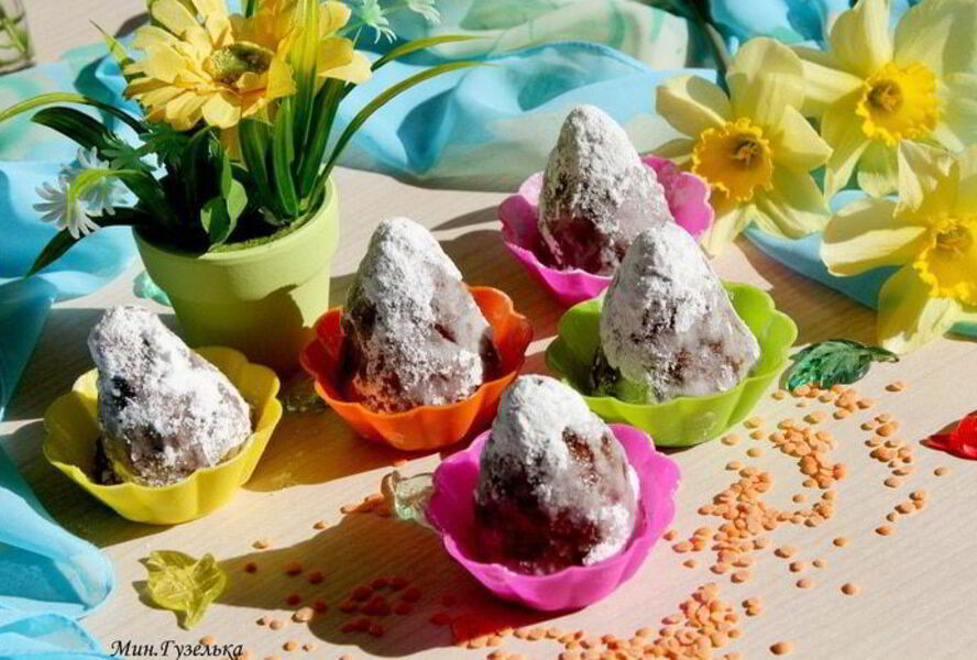 Полезные конфеты из чечевицы