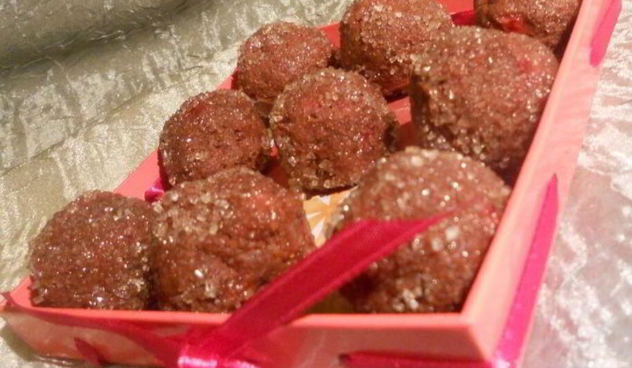 Рецепт шоколадна-клубничных конфеты с розмарином