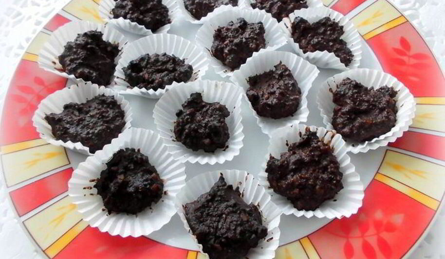 Рецепт шоколадна-ореховых конфеты