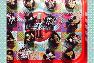 Шоколадные конфеты с орехом пекан и апельсином