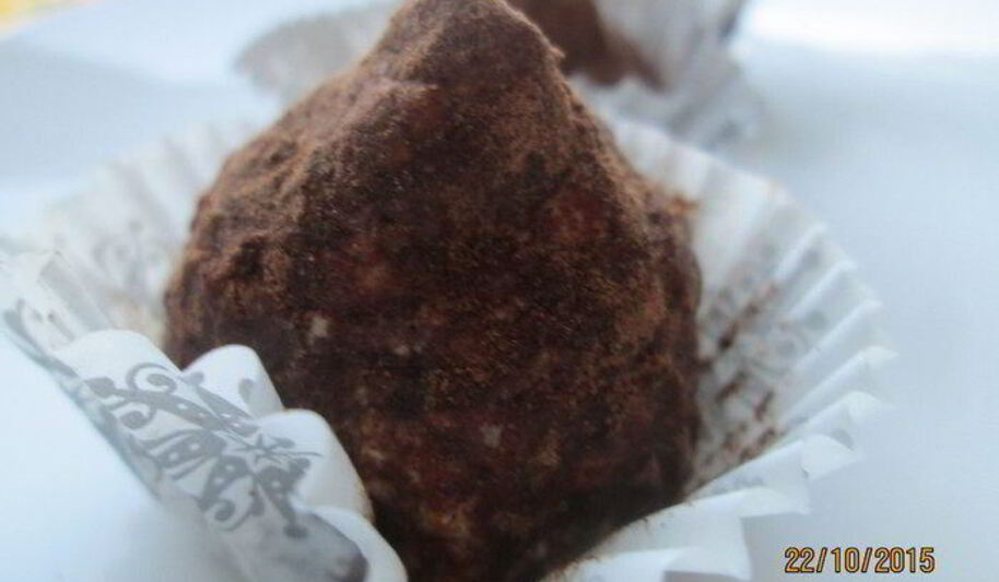 Рецепт творожных конфет с тыквой и хурмой