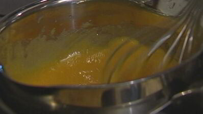 баварский крем с ягодным соусом