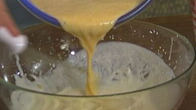 баварский крем с ягодным соусом