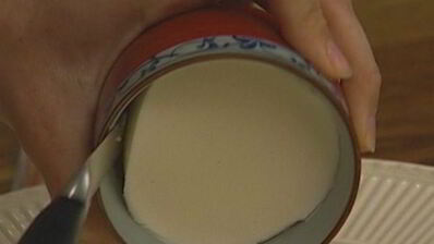 баварский крем с ягодным соусом