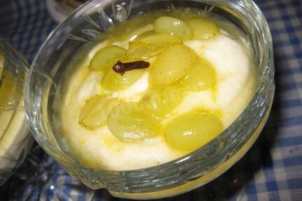 Десерт с маскарпоне грушевый крем