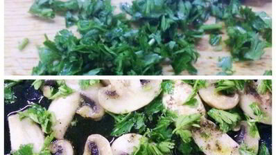 хлебные равиоли в курином креме