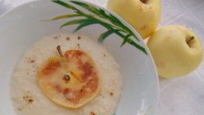 крем яблочный со сливками