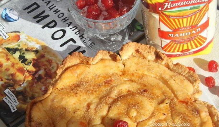 Рецепт кростаты с манным кремом