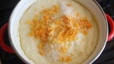 кростата с манным кремом