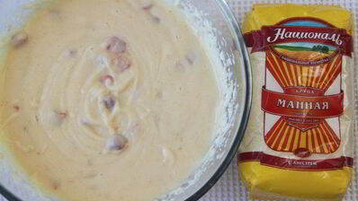 кростата с манным кремом