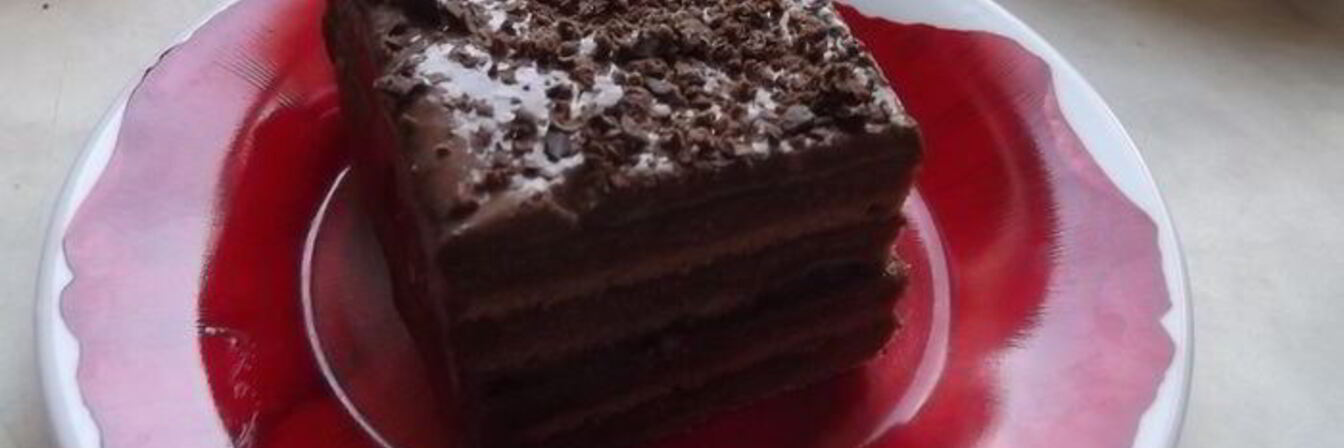 Парижский бисквит с шоколадным кремом