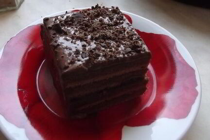 Парижский бисквит с шоколадным кремом