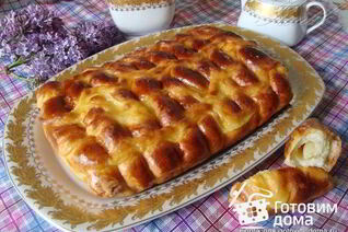 Сдобные булочки-сайки с заварным кремом