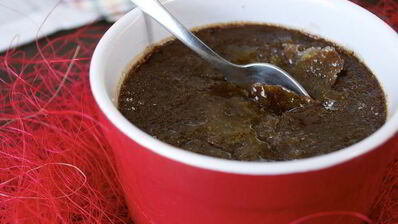 шоколадный крем-брюле