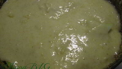 яблоки в креме