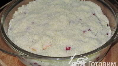 запеченный крем из ряженки под вкусной корочкой