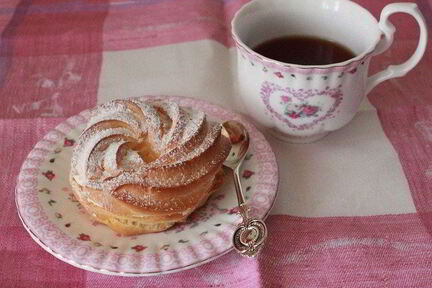 Заварные кольца со сливочным кремом