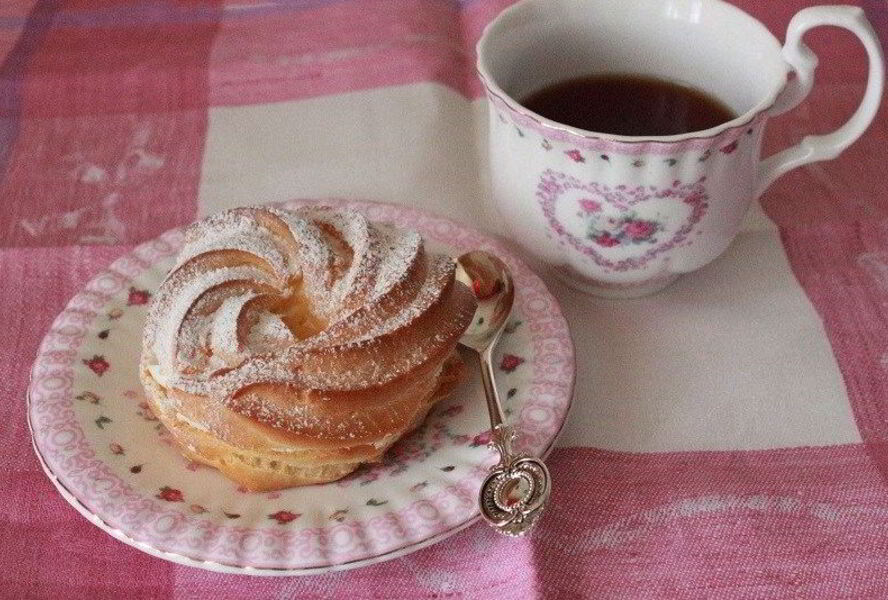 Заварные кольца со сливочным кремом