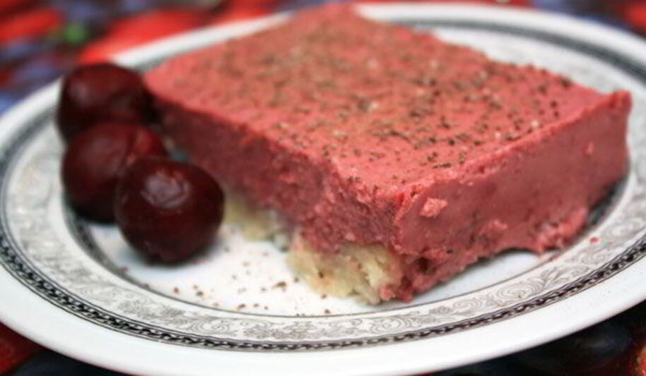 Рецепт миндально-ягодного десерта