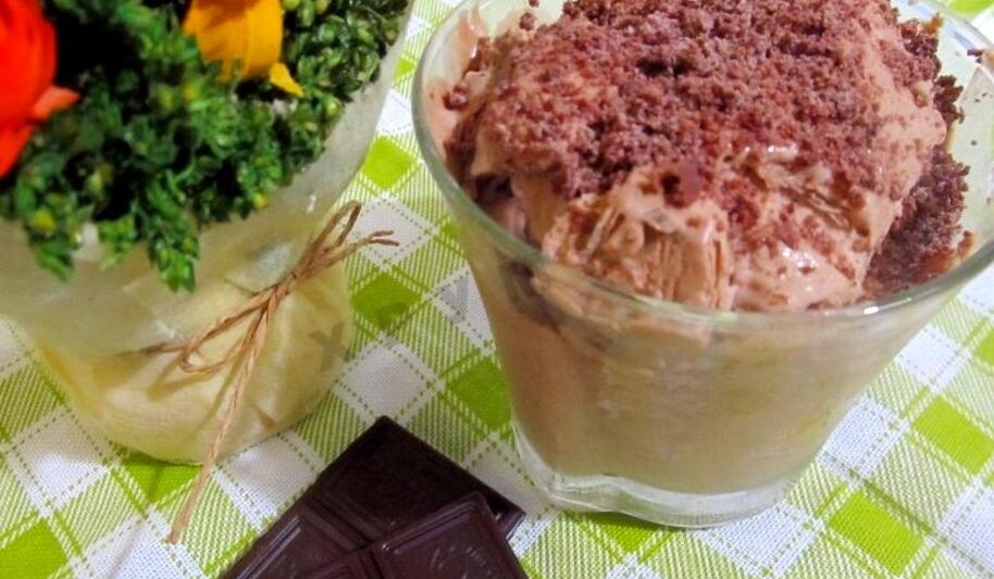 Рецепт домашнего мороженого с шоколадом