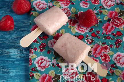 Клубнично-банановое мороженое