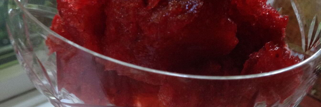 Клубничное мороженое Сорбет