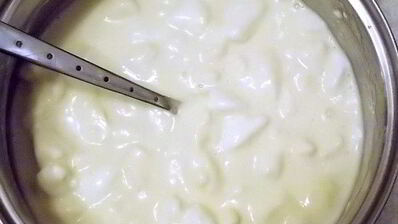 кокосовое мороженое с клюквой