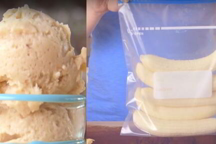 Мороженое из банана